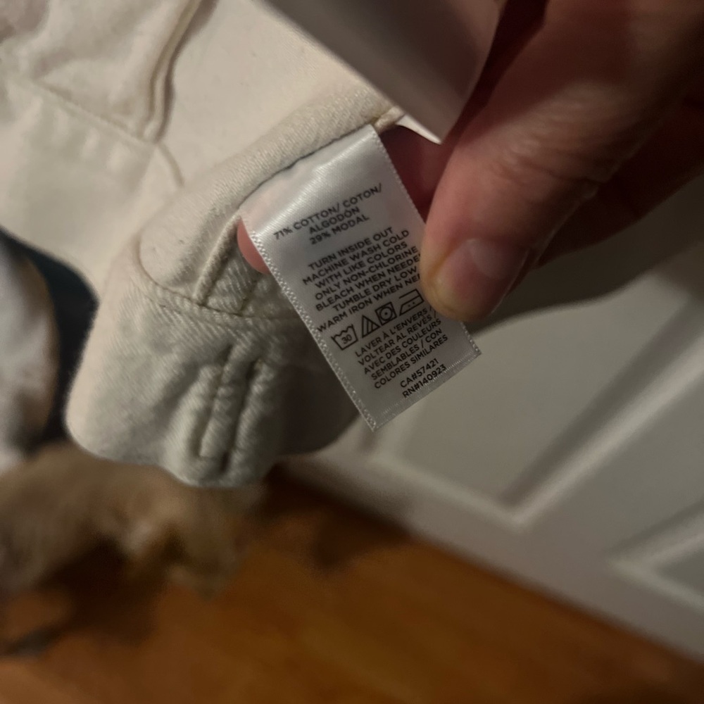 LOFT Women's Off-White Jean Jacket - Picture 4 of 4